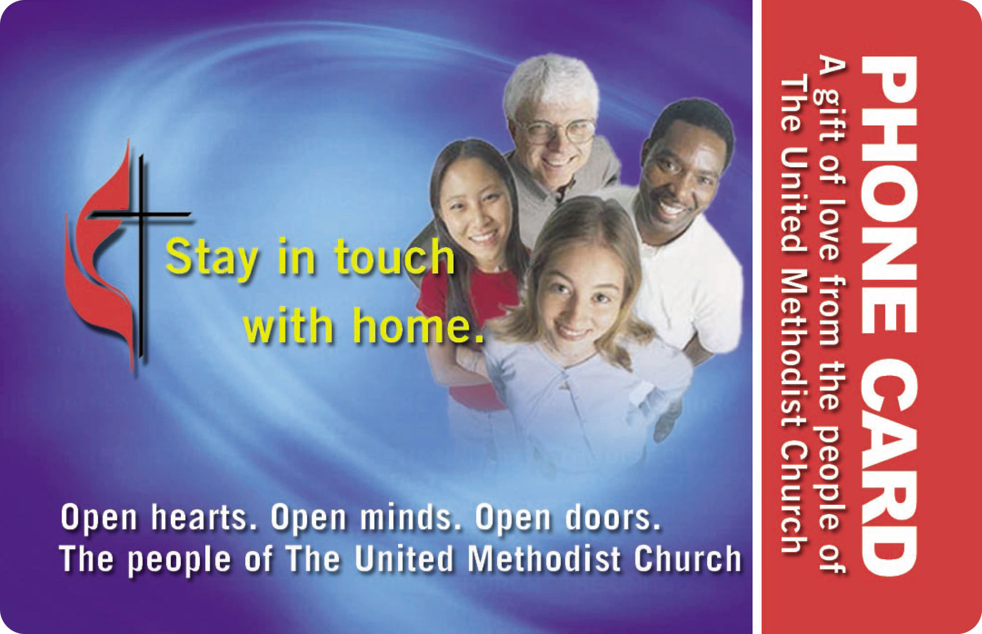 Phone card for military personnel